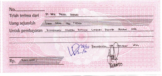 TML - Pemberian bantuan ATK kepada MUSFIKA Campaka  Periode Oktober 2025